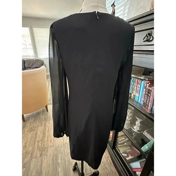 Laundry by Shelli Segal Black Shift Dress Size 6 - Picture 2 of 11